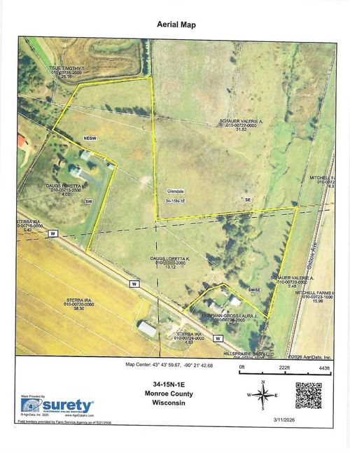 13.13A County W Road, GLENDALE, WI, 53929 | Card Image