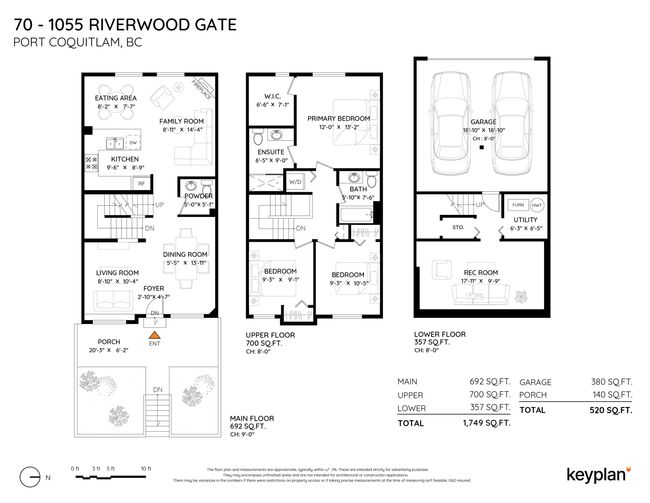 70 - 1055 Riverwood Gate, Townhouse with 3 bedrooms, 3 bathrooms and 2 parking in Port Coquitlam BC | Image 40
