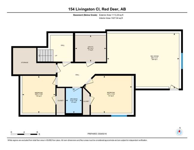 154 Livingston Close, Home with 5 bedrooms, 3 bathrooms and 2 parking in Red Deer AB | Image 34