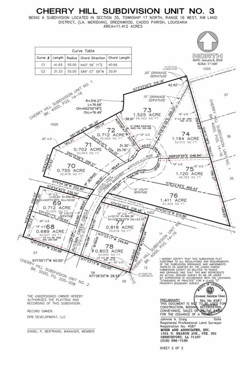 0 (Lot 71) Autumn Creek Cir, Greenwood, LA, 71033 | Card Image