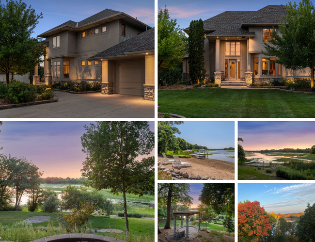 Amazing Sunsets await! Stunning twilight, lighting, landscaping, elegant custom home on the shores of Lake O'Dowd. Beautiful trees, lake serenity all seasons! Great south metro location on huge, private lot! | Image 5