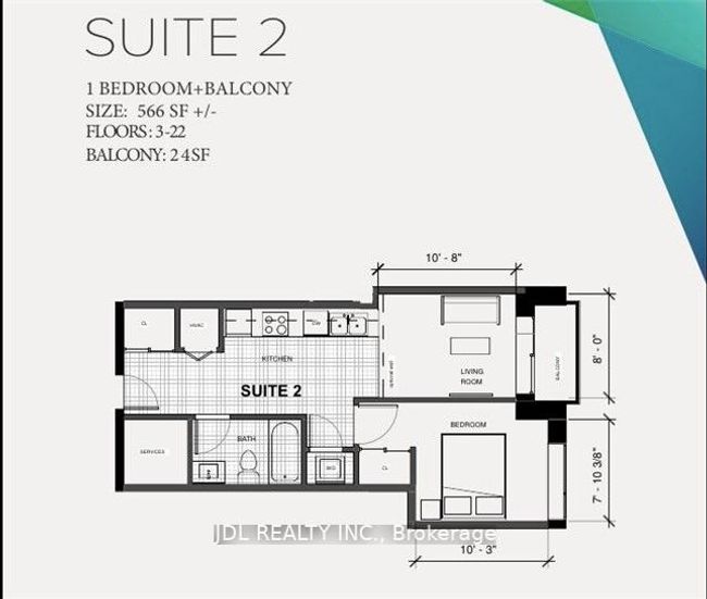 1702 - 158 King St N, Condo with 1 bedrooms, 1 bathrooms and null parking in Waterloo ON | Image 6