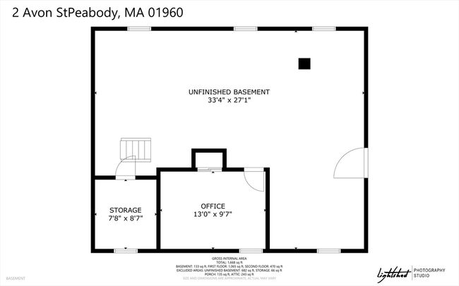 2 Avon St, House other with 3 bedrooms, 2 bathrooms and 4 parking in Peabody MA | Image 37