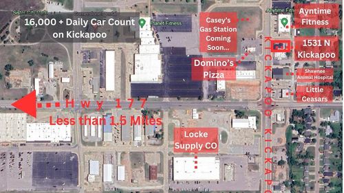 1531 N Kickapoo Ave, Shawnee, OK, 74804-4311 | Card Image