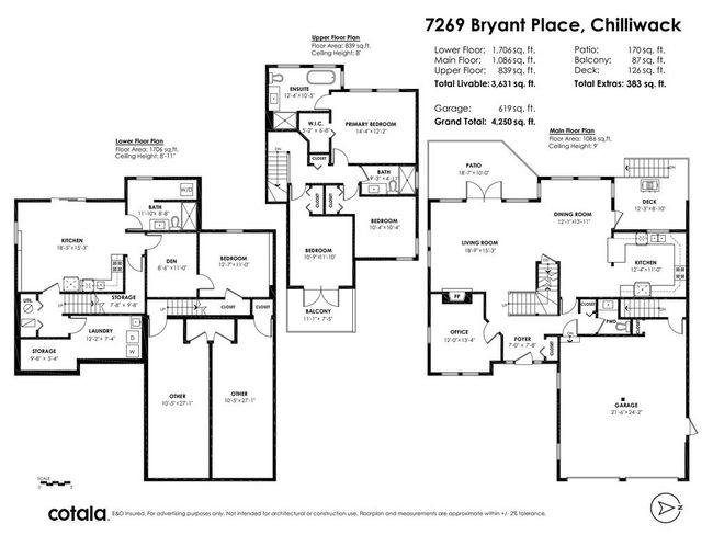 7269 Bryant Place, House other with 5 bedrooms, 3 bathrooms and 6 parking in Chilliwack BC | Image 2