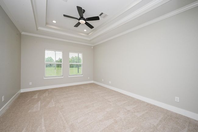 Primary Bedroom Is Gorgeous With Double Trey Ceilings & Crown Molding | Image 22