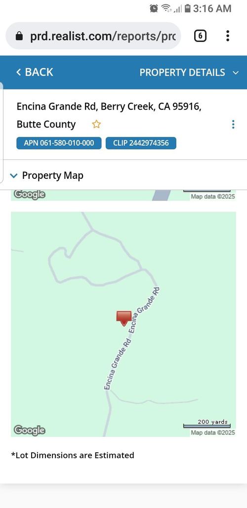 955 Encina Grande Rd, Berry Creek, CA, 95916-9615 | Card Image
