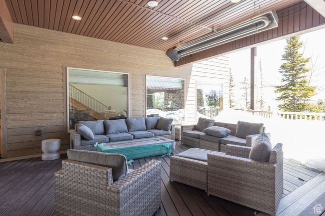 Deck featuring outdoor lounge area | Image 45