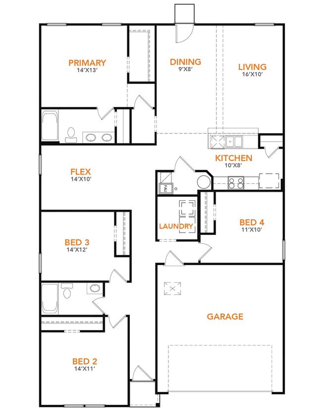 2826 Waterside Dr, House other with 4 bedrooms, 2 bathrooms and null parking in Abilene TX | Image 6
