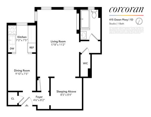 1d-415 Ocean Pkwy, Brooklyn, NY, 11218-4743 | Card Image