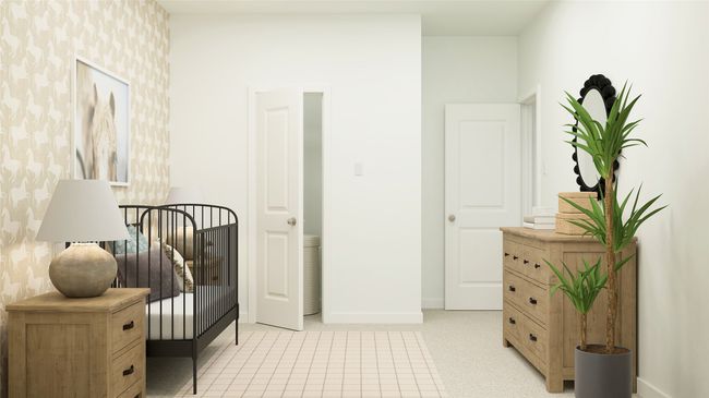 Bedroom with wallpapered walls | Image 20