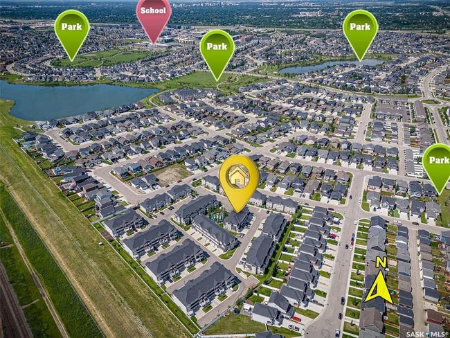 217 - 1220 Pringle Way, Townhouse with 2 bedrooms, 2 bathrooms and 3 parking in Saskatoon SK | Image 39