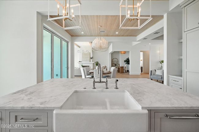 Custom Kitchen, Sub Zero Fridge, Freezer, Wolf 48" Range, T & G Ceiling | Image 10