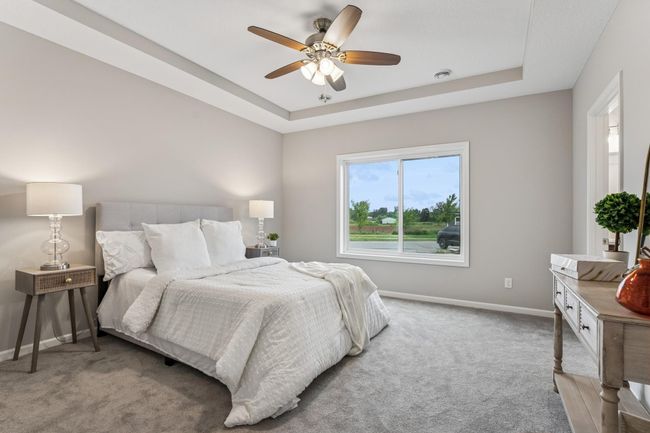 Owners suite with beautiful ceiling and stunning walk-in shower! | Image 6
