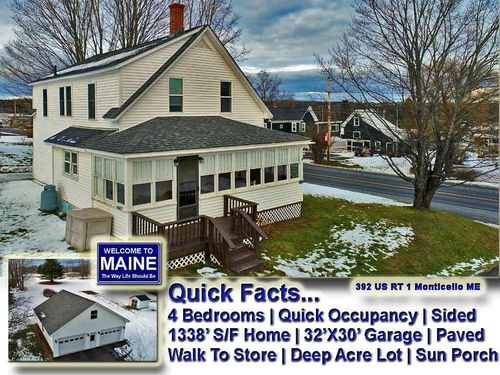 392 U.S. Route 1, Monticello, ME, 04760 | Card Image