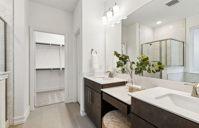 Elegant owner's bathroom*Photos of furnished model. Not actual home. Representative of floor plan. Some options and features may vary | Image 14
