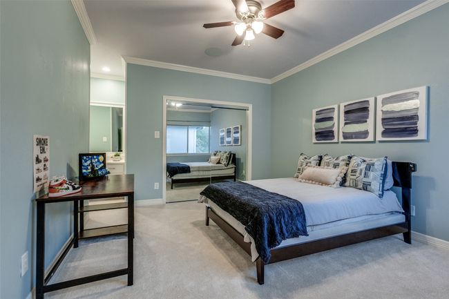 Upstairs bedroom #2 is spacious, and also has the Jack & Jill bathroom. The bedrooms are split bedrooms for privacy. | Image 29