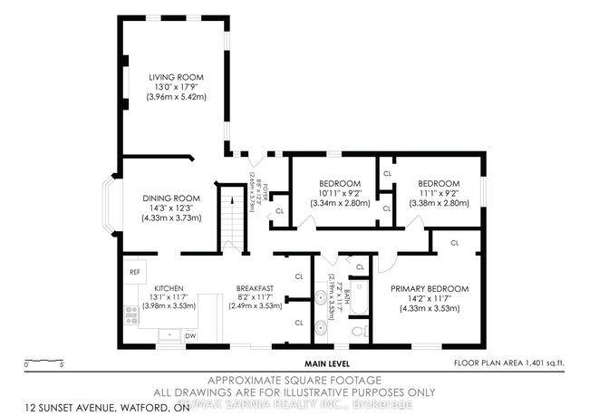 12 Sunset Ave, House other with 5 bedrooms, 2 bathrooms and 8 parking in Warwick ON | Image 44