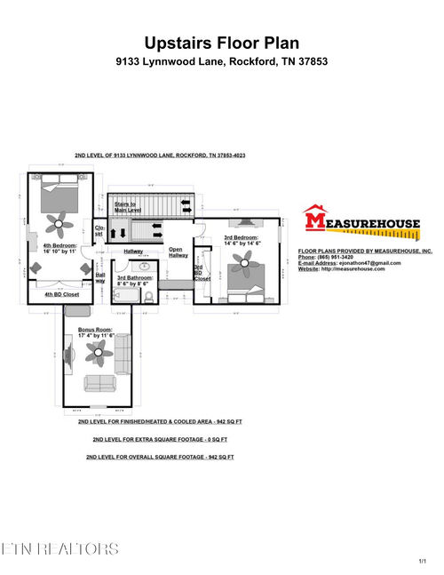 9133 Lynnwood Ln, Rockford, TN, 37853-4023 | Card Image