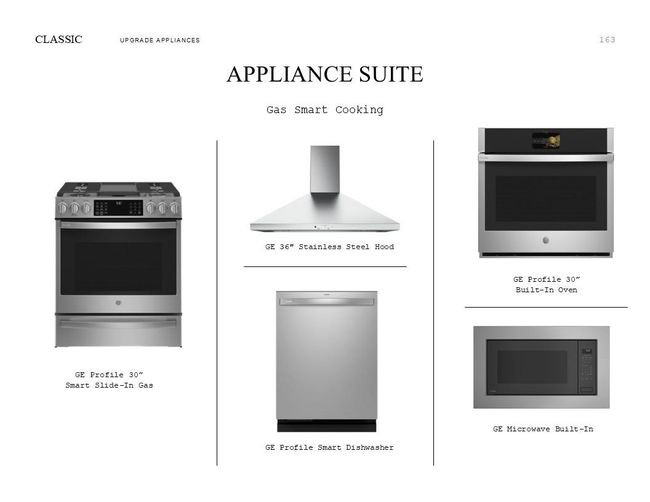 Classic Look Palette 5: Appliance Selection Sheet (*Artist rendering used for illustration purposes only.) | Image 20