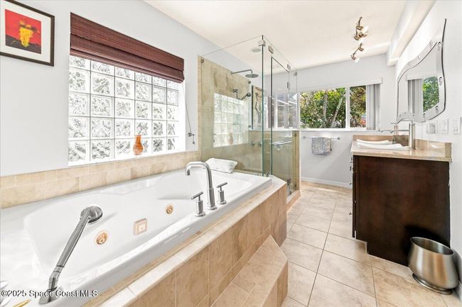 En-suite Spa Bathroom with Double Vanity, Walk in Shower, and Jetted Tub | Image 31