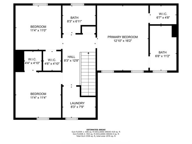 Upper Level Floor Plan - Do not take the measurements as 100% accurate | Image 26