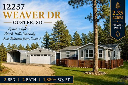 12237 Weaver Dr, Custer, SD, 57730-9161 | Card Image