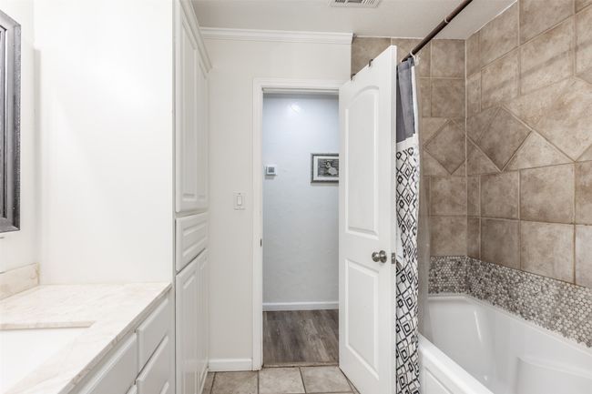hall bath features tiled tub shower | Image 11