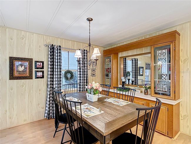 Dining room with built in china cabinet | Image 8