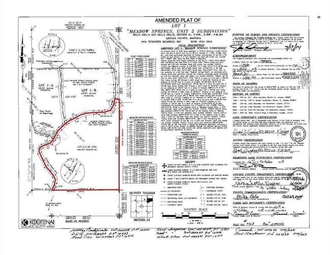 lot 2 Meadow Springs Subdivision, Home with 0 bedrooms, 0 bathrooms and null parking in Fortine MT | Image 22