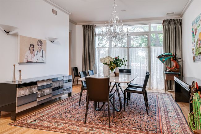 Formal dining room opens to terrace. | Image 10