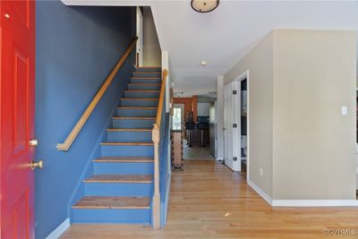 Stairs with wood-type flooring | Image 3