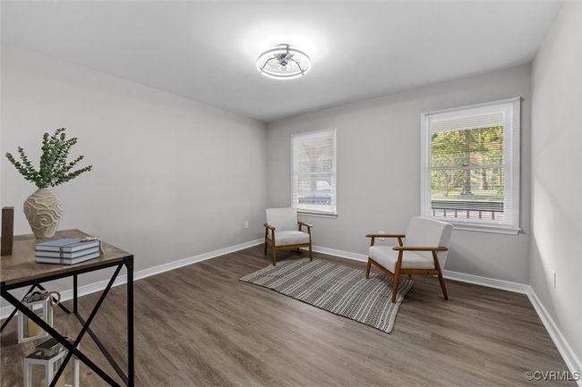 1st floor Bonus room with wood finished floors, a textured ceiling, and vaulted ceiling | Image 33