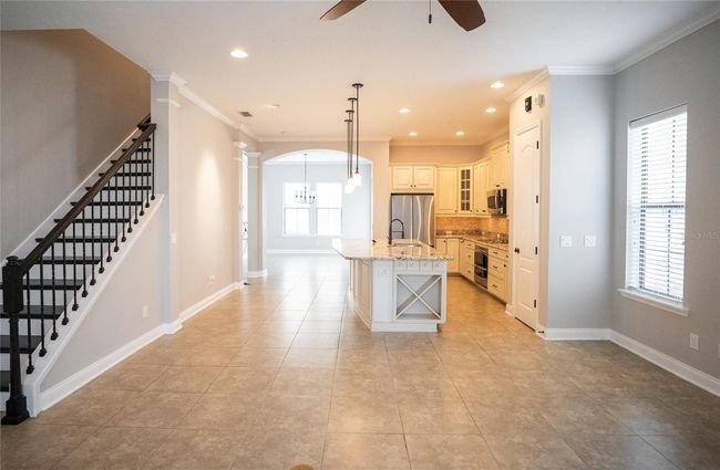 Second floor main living, kitchen, and dining. | Image 12