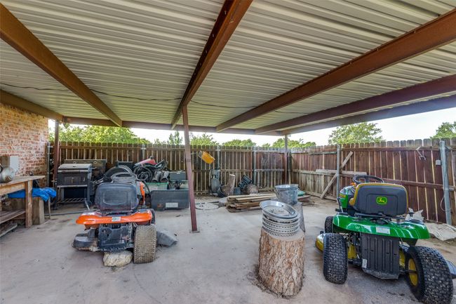 Covered outdoor storage space for all your toys! | Image 31