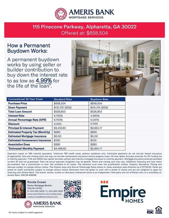 UNIT-39 - 455 Firefly Cir, Townhouse with 4 bedrooms, 4 bathrooms and null parking in Alpharetta GA | Image 16