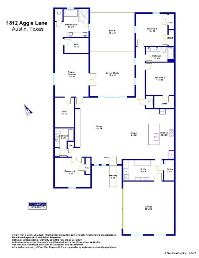 1812 Aggie Ln, House other with 4 bedrooms, 3 bathrooms and 6 parking in Austin TX | Image 28