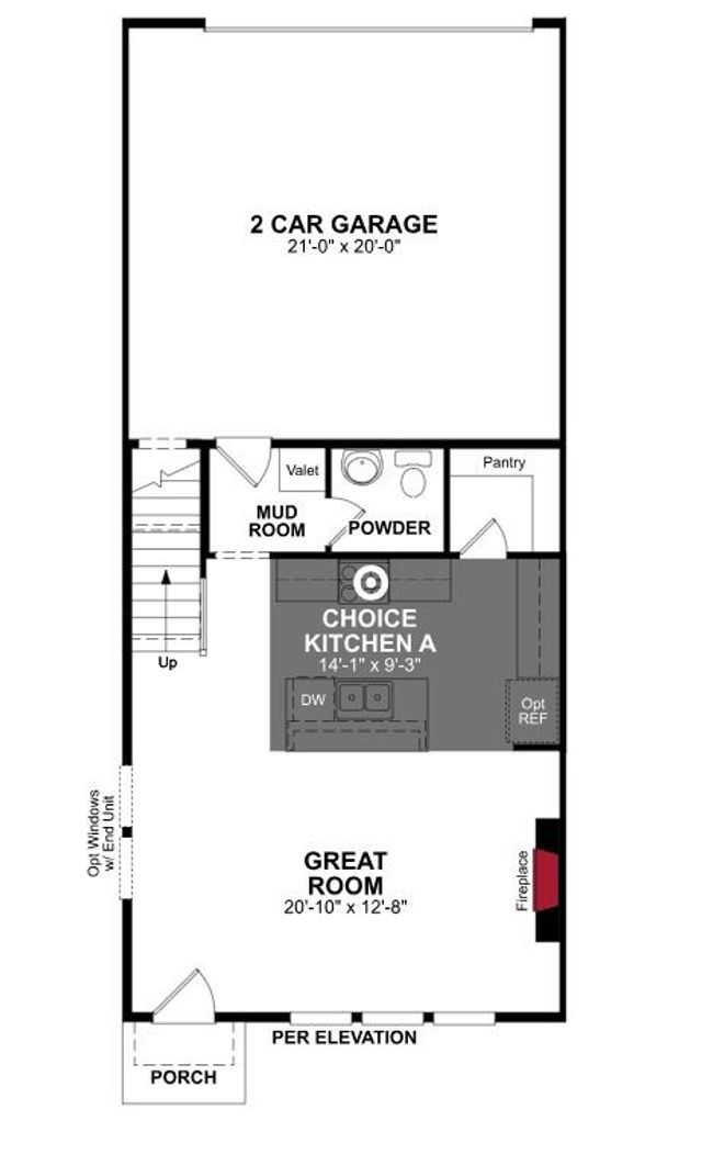 Beazer Homes Plano Gateway Watercolor Floorplan | Image 9