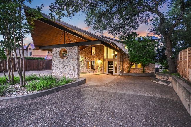 The home’s exterior features a modern yet timeless design, with clean lines and quality materials | Image 5