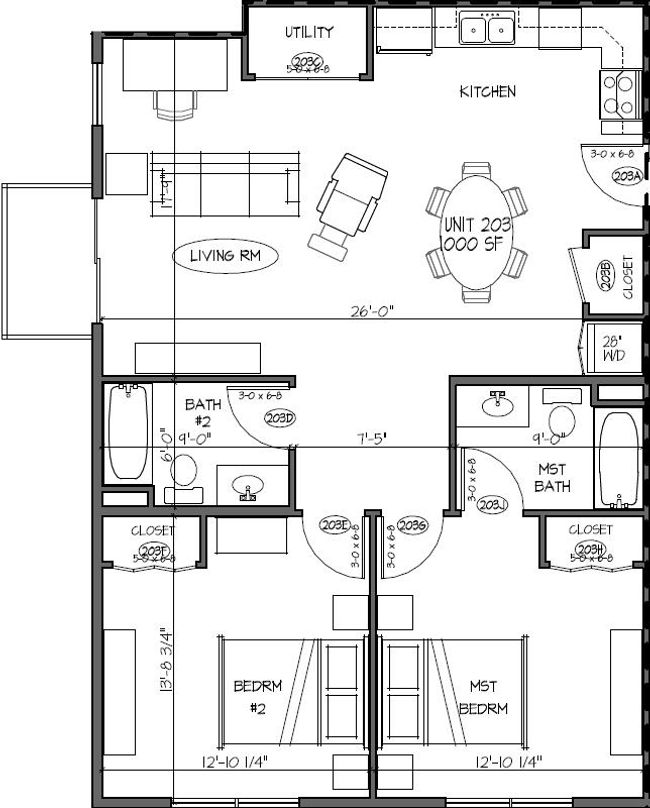 203 - 217 Rockingham Rd, Condo with 2 bedrooms, 2 bathrooms and null parking in Londonderry NH | Image 12
