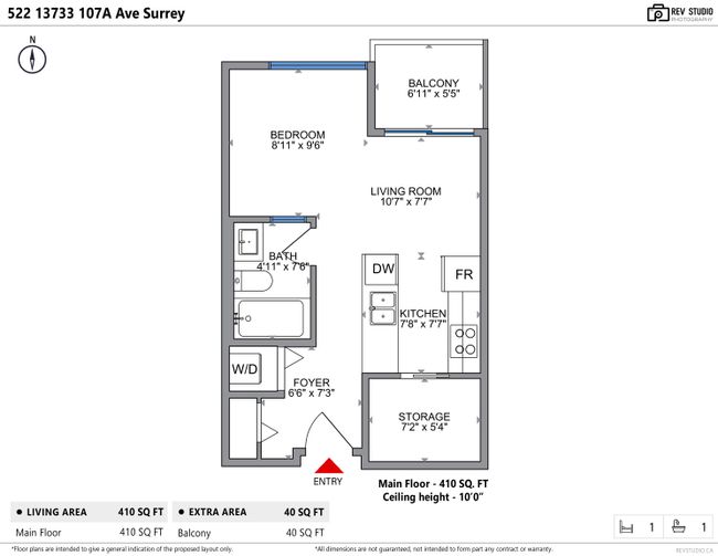 522 - 13733 107 A Avenue, Condo with 0 bedrooms, 1 bathrooms and 1 parking in Surrey BC | Image 20