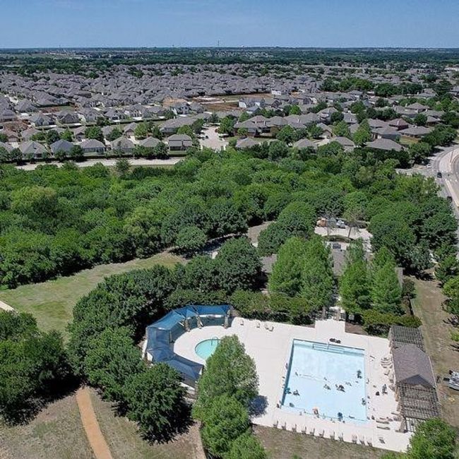 Bird's eye view of a pool area | Image 26