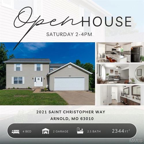 2021 Saint Christopher Way, Arnold, MO, 63010-3981 | Card Image