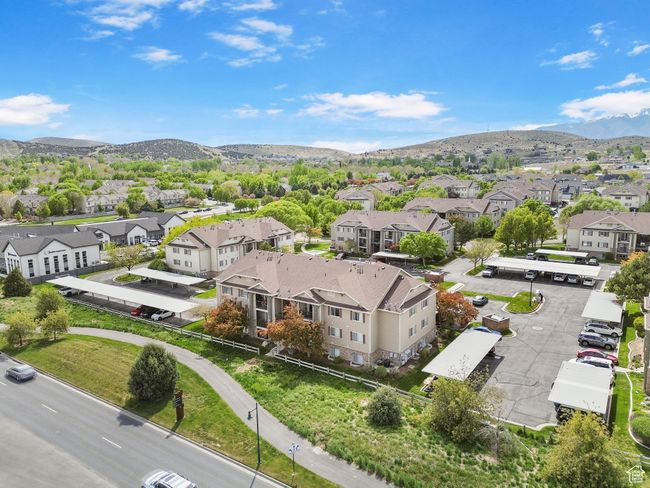 Aerial perspective of suburban area with mountains | Image 23