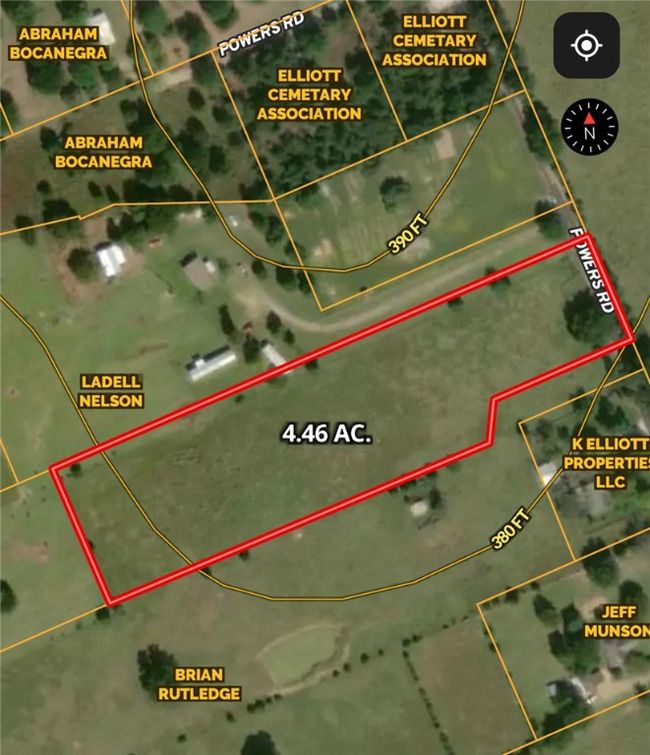 Aerial of property location with property parcel outlined | Image 9