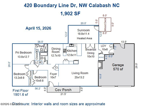 420 Boundaryline Dr Nw, Calabash, NC, 28467-1706 | Card Image