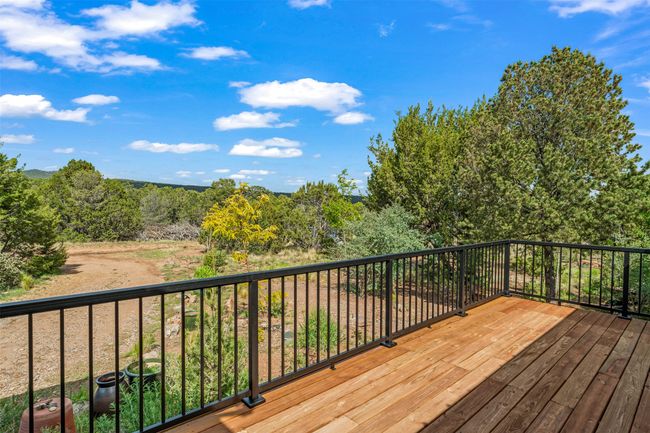 Front deck with views to Pecos Wilderness | Image 30