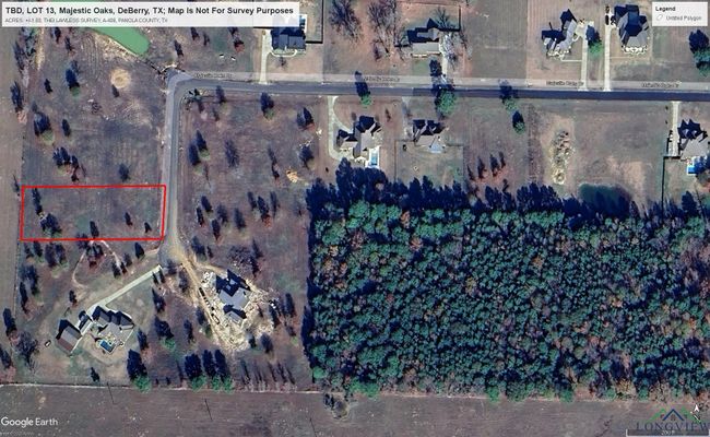 LOT-13 - TBD Majestic Oaks, Home with 0 bedrooms, 0 bathrooms and null parking in De Berry TX | Image 4