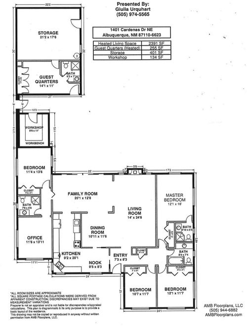 1401 Cardenas Dr Ne, Albuquerque, NM, 87110-6623 | Card Image
