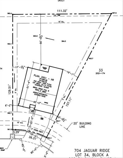 704 Jaguar Ridge plot plan | Image 3